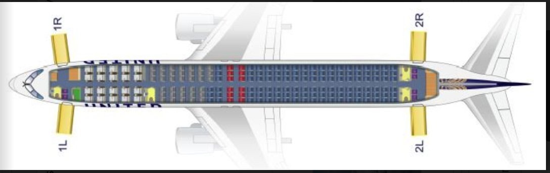 United's New Dense Configuration Boeing 737 Seat Map Leaked - View from ...